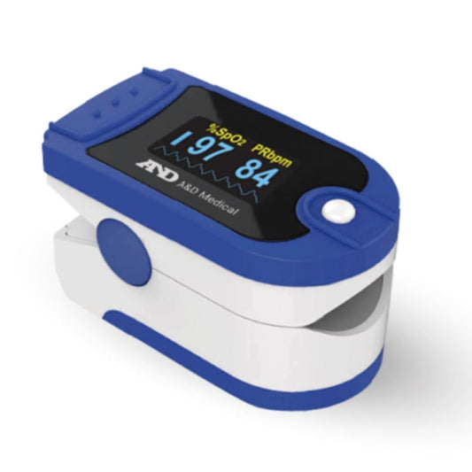 Finger-Pulsoximeter UP-200 - misst Sauerstoffsättigung und Pulsfrequenz am Finger - Med-Praxisbedarf