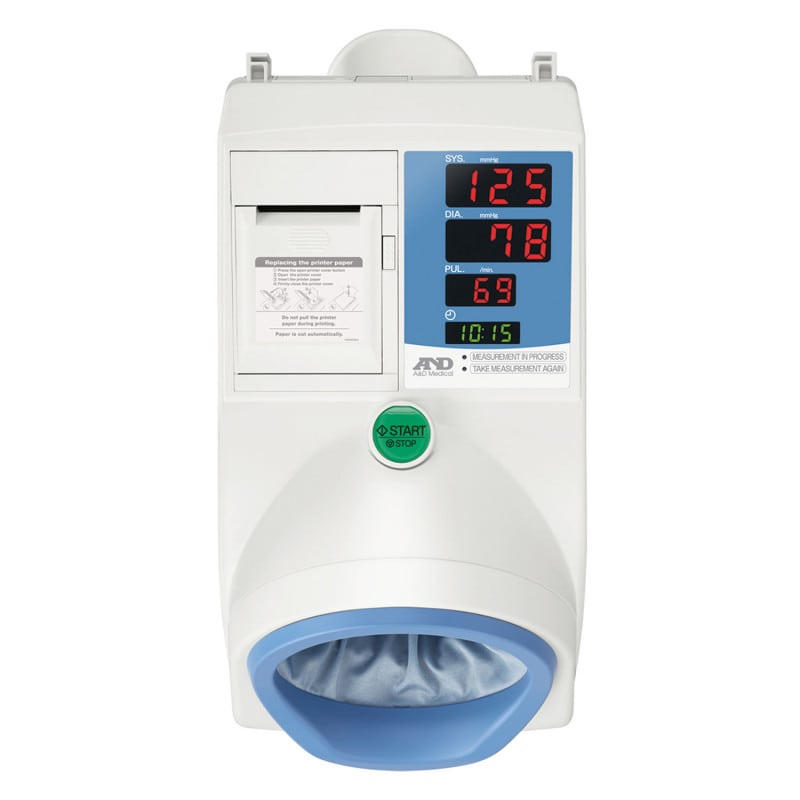 Blutdruckmesser Wartezimmer - Oberarm-Manschette, einfache Bedienung für Patienten - Med-Praxisbedarf