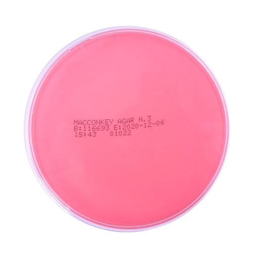 MacConkey Agar für mikrobiologische Untersuchungen - Selektivmedium für Salmonellen - Med-Praxisbedarf