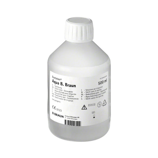 Aqua B. Braun Ecotainer sterile Spüllösung - Für operative Eingriffe und Wundreinigung - Med-Praxisbedarf
