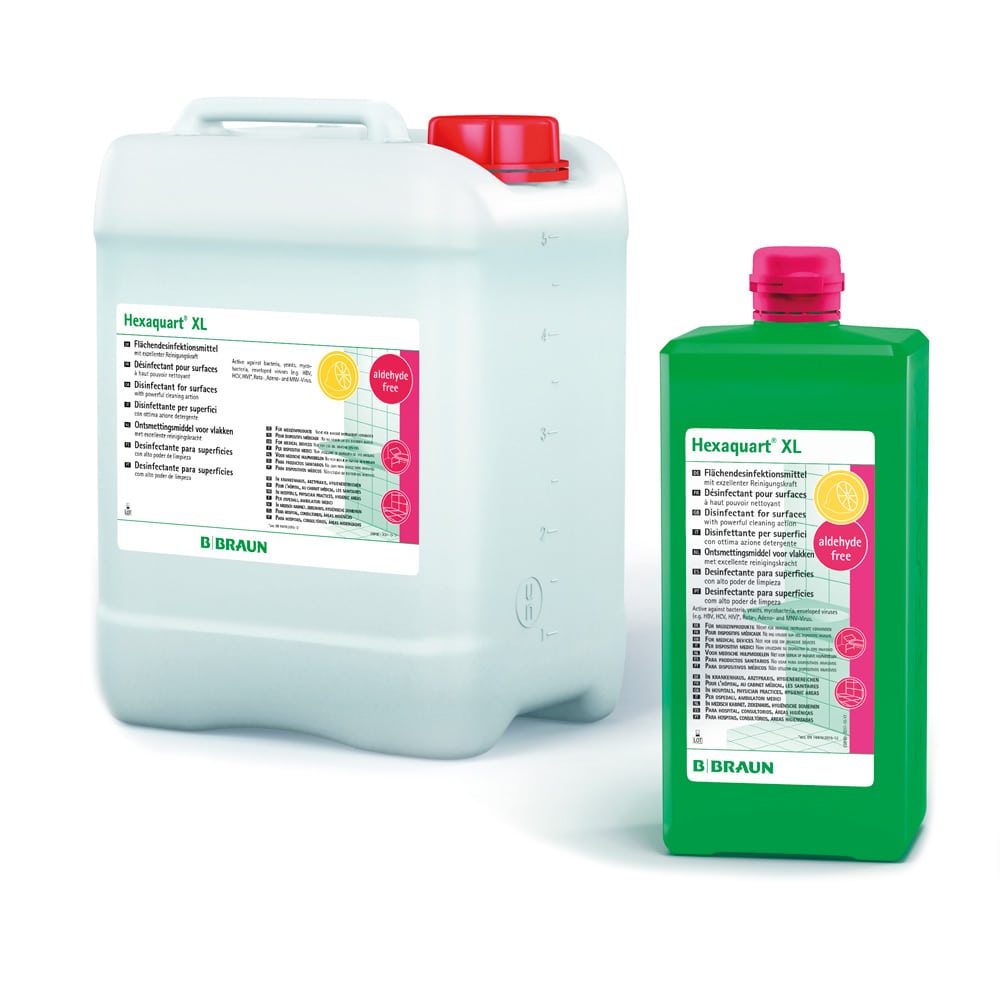 Hexaquart XL Desinfektionsmittel für Flächen und Böden - gebrauchsfertig nach Verdünnung - Med-Praxisbedarf
