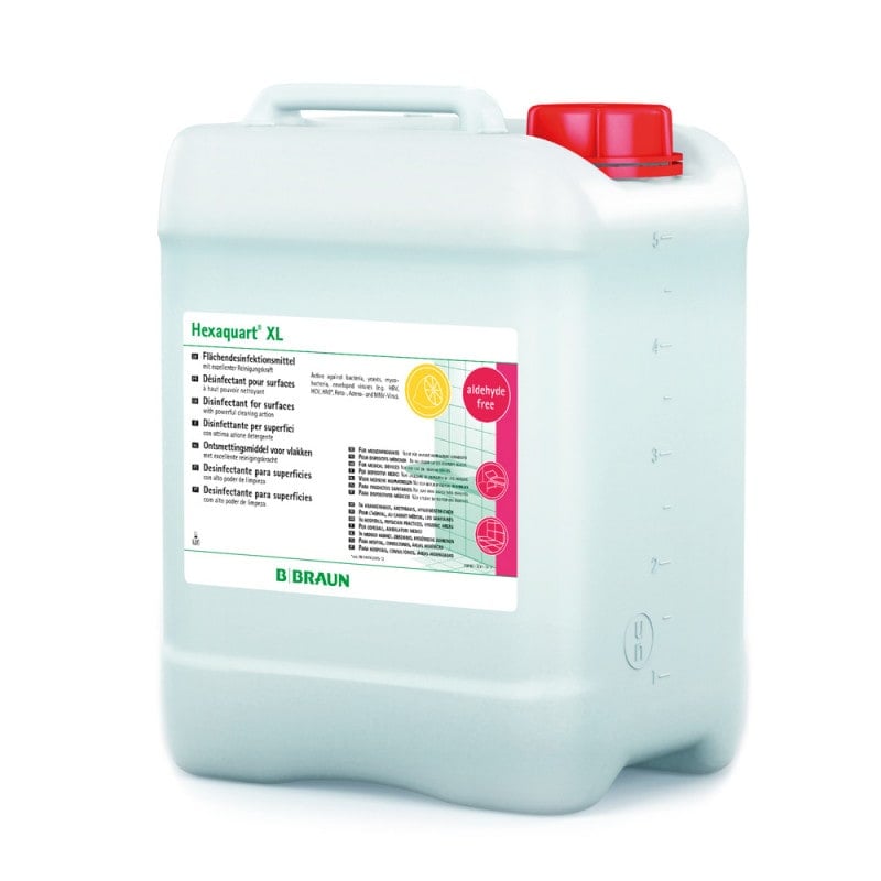 Flächendesinfektion Hexaquart XL Konzentrat von B. Braun - für Inventar und Fußböden - Med-Praxisbedarf