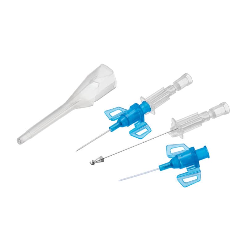 Introcan Safety 3 Sicherheits-Venenkatheter - mit sichtbarem Blutrückfluss, klinische Anwendung - Med-Praxisbedarf