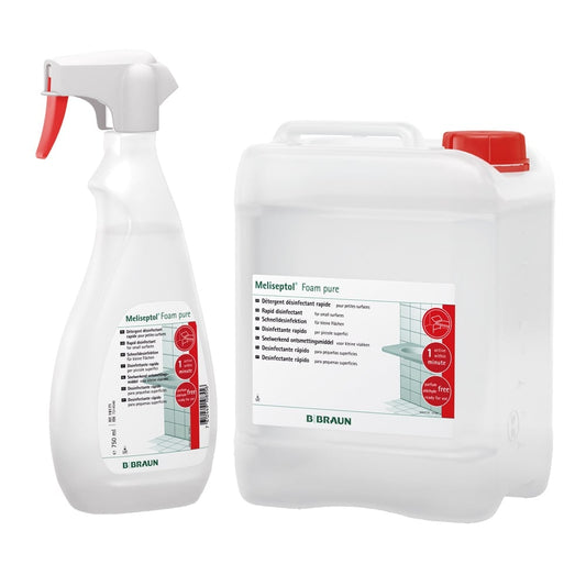 Meliseptol Foam pure Desinfektionsschaum - für kleine Flächen, vermeidet Aerosolbildung - Med-Praxisbedarf