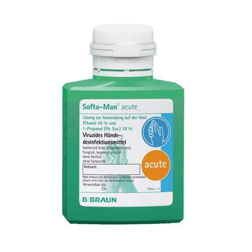 B. Braun Softa Man acute - Händedesinfektionsmittel, hautverträglich - Med-Praxisbedarf