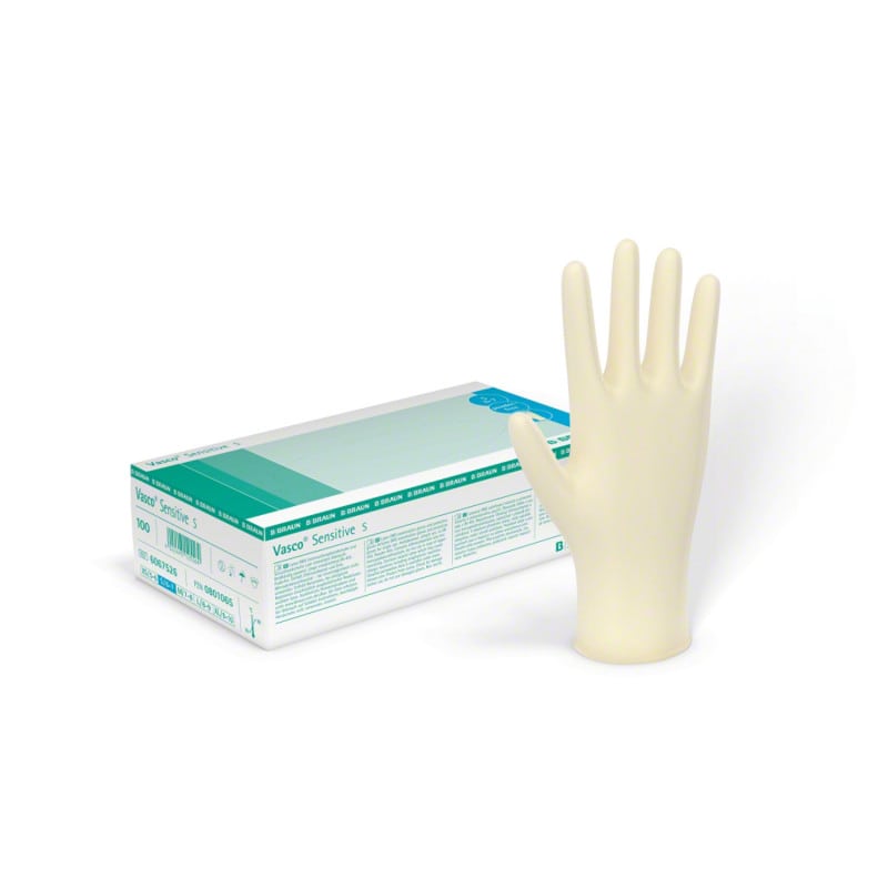 OP Sensitive Untersuchungshandschuhe - puderfreie Naturlatex-Handschuhe unsteril - Med-Praxisbedarf