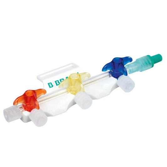Discofix C Hahnbank 3-fach von B. Braun - Hahnsystem für Infusionstherapie mit mehreren Anschlüssen - Med-Praxisbedarf