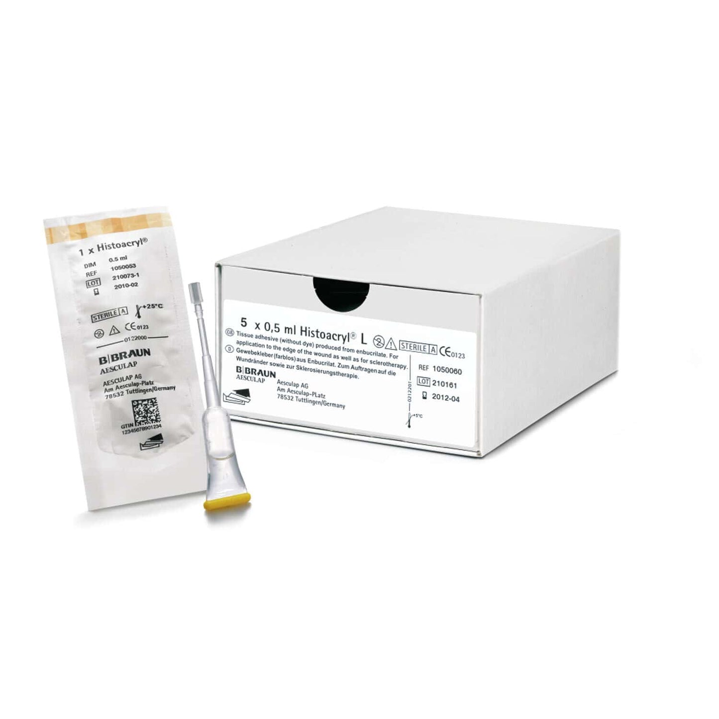 Gewebekleber Histoacryl Applikator - Sterile Einzelampulle zur Wundversorgung - Med-Praxisbedarf