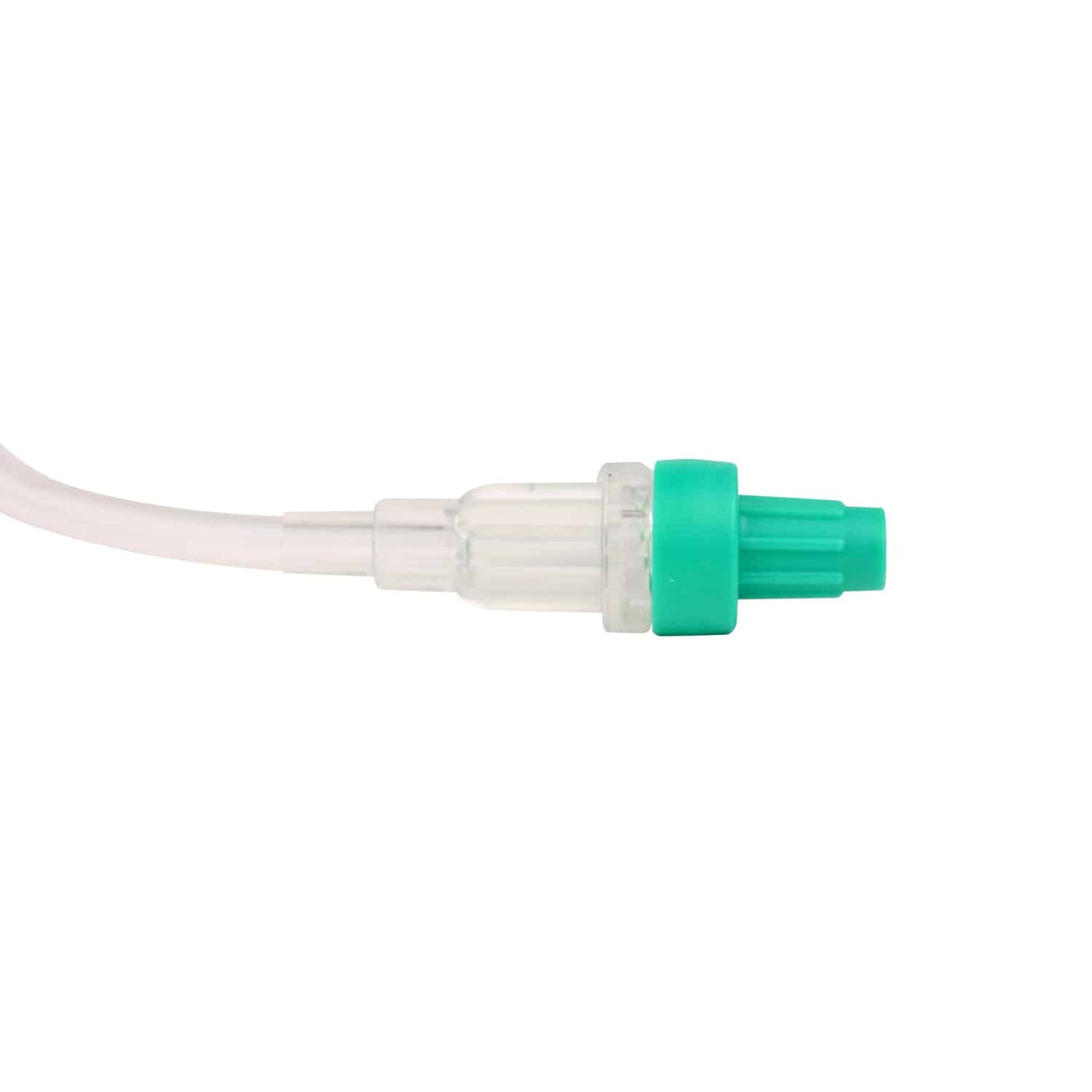 Intrafix SafeSet Infusionsgerät im Detailansicht - zeigt Aufbau und Komponenten des Infusionssets - Med-Praxisbedarf