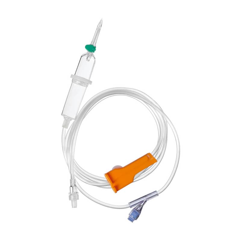 Intrafix Primeline Safeflow mit Y-Ventil - Überleitsystem für sichere Druckinfusionen - Med-Praxisbedarf