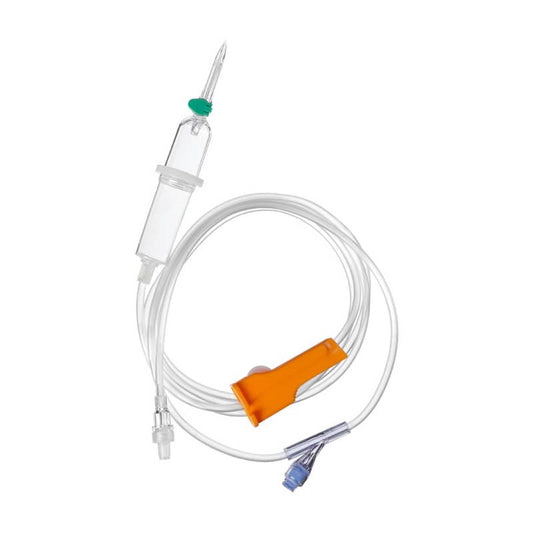 Intrafix Primeline Safeflow mit Y-Ventil - Überleitsystem für sichere Druckinfusionen - Med-Praxisbedarf