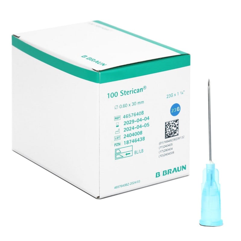B. Braun Kanülen Sterican Orange 24G - für Kinderimpfungen, schonend - Med-Praxisbedarf