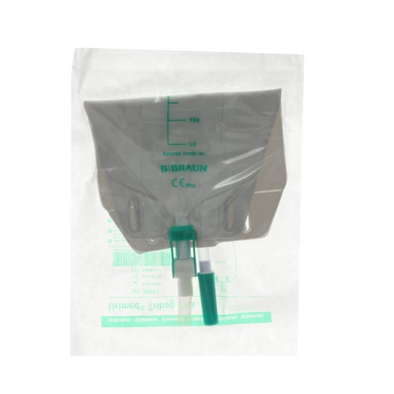 Urimed Tribag Plus Urinbeutel mit Ablasshahn - praktisches Entleerungssystem - Med-Praxisbedarf