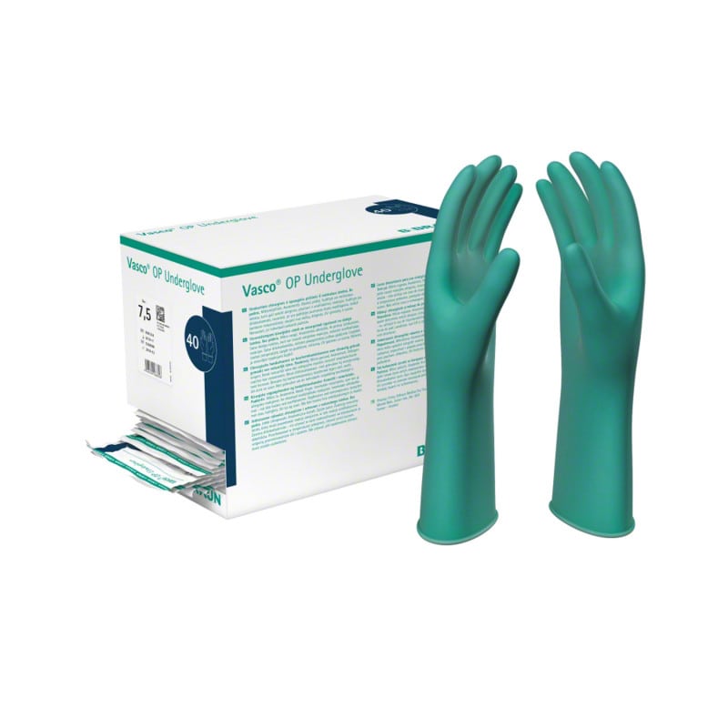Vasco OP Underglove Latexhandschuh - steriler OP-Handschuh mit Indikatorfunktion - Med-Praxisbedarf