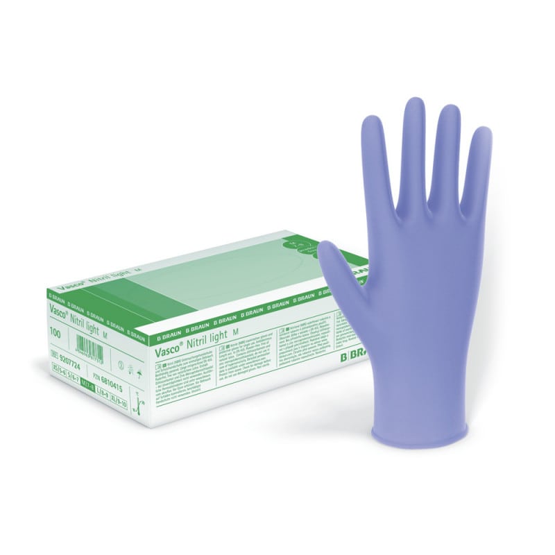 Vasco nitril light Nitrilhandschuhe - EN 374 zertifizierte PSA, latexfrei - Med-Praxisbedarf