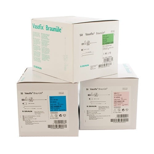 Vasofix Braunüle Venenverweilkanüle Blau - FEP-Teflon Kanüle von B. Braun - Med-Praxisbedarf