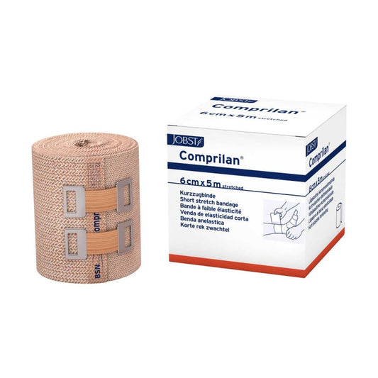 Comprilan Kurzzugbinde - Kompressionsbinde aus 100% Baumwolle für empfindliche Haut - Med-Praxisbedarf