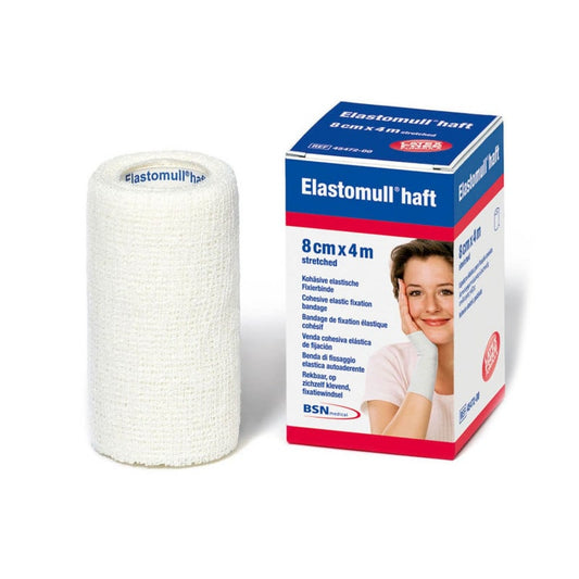 Elastomull haft Fixierbinde Rolle - kohäsive elastische Binde für medizinische Fixierungen - Med-Praxisbedarf