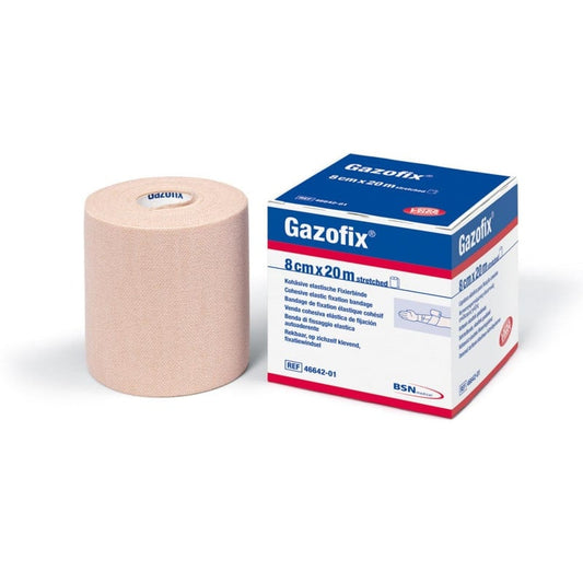 Gazofix elastische Fixierbinde hautfarben - latexfrei für Allergiker, medizinischer Alltag - Med-Praxisbedarf