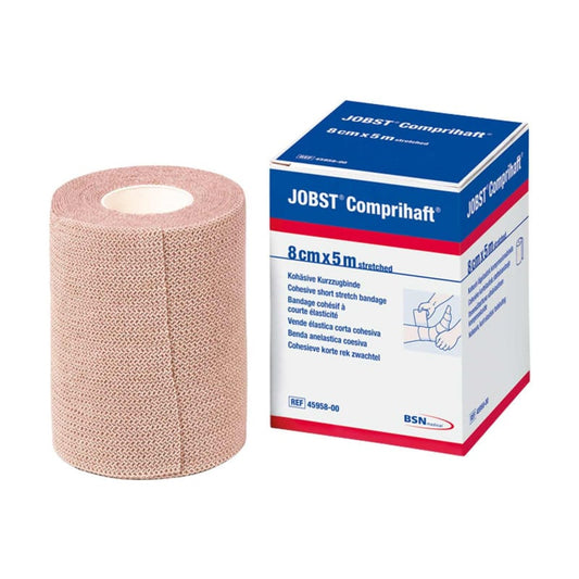 JOBST Comprihaft Kurzzugbinde - kohäsive Kompressionsbinde mit hohem Arbeitsdruck - Med-Praxisbedarf