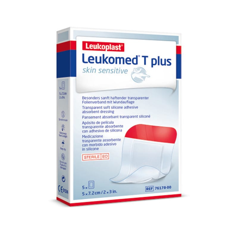 Leukomed T plus skin sensitive - transparenter Sterilverband für postoperative Wunden - Med-Praxisbedarf