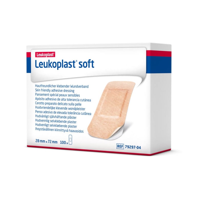 Leukoplast Soft Einzelpflaster - Vliesträger für schnelle Wundversorgung - Med-Praxisbedarf