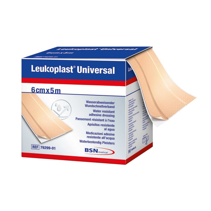 Leukoplast Universal Rollenpflaster - praktischer Wundverband für professionelle Abdeckung - Med-Praxisbedarf