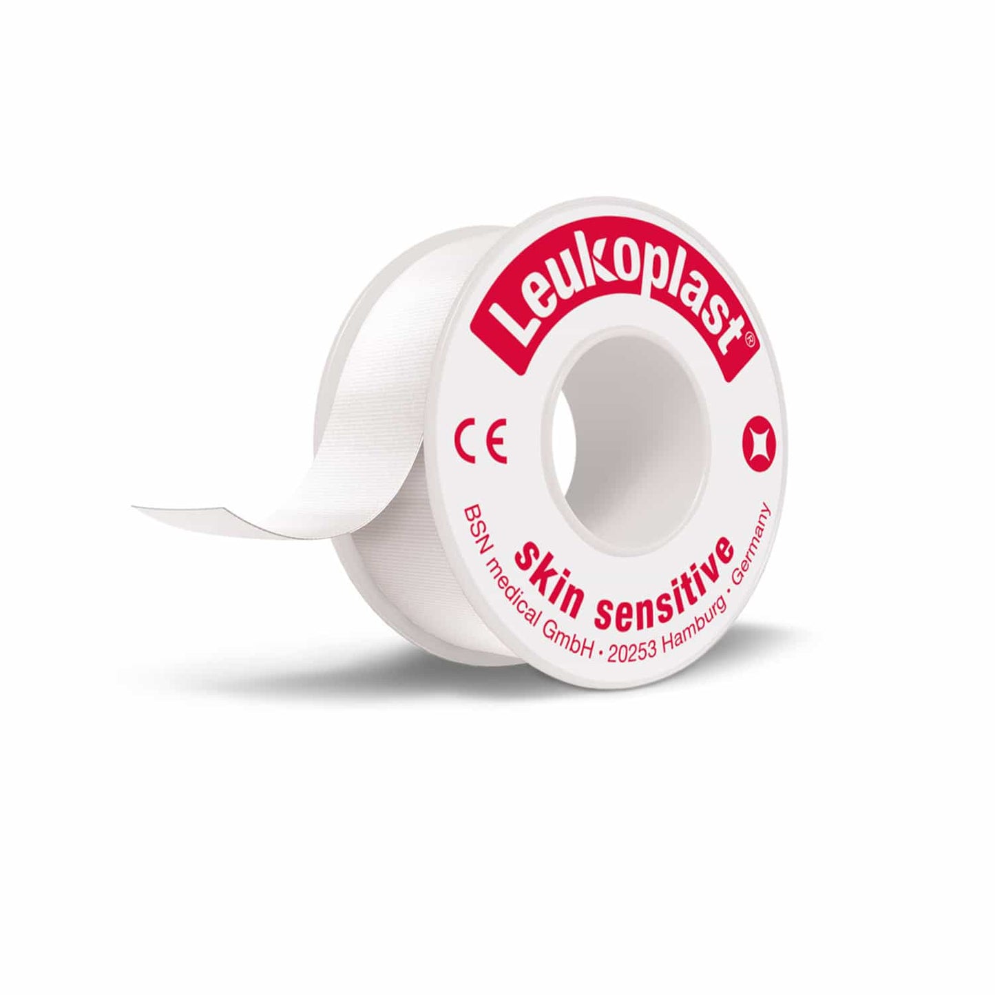 Leukoplast skin sensitive Pflasterrolle - hautschonendes Fixierpflaster für Pflege und Klinik - Med-Praxisbedarf