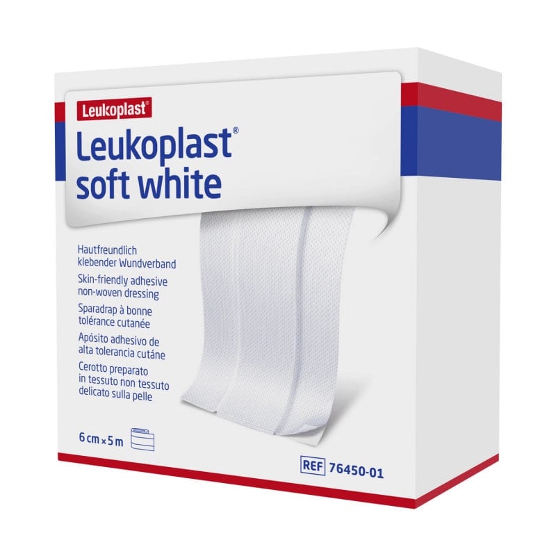 Hautfreundliches Pflaster Leukoplast soft white - von BSN medical für den klinischen Einsatz - Med-Praxisbedarf