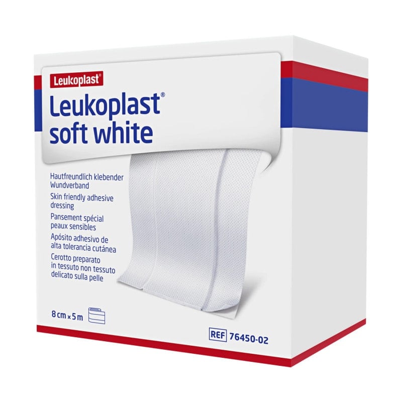 Leukoplast soft white Wundpflaster - hautfreundlich für viel bewegte Körperstellen - Med-Praxisbedarf