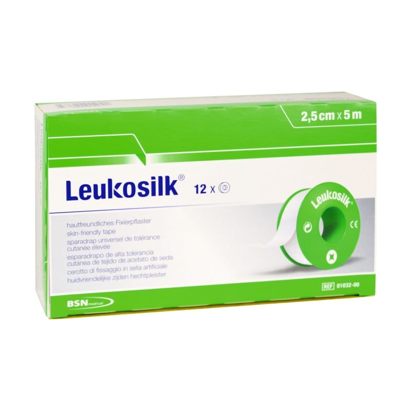 Leukosilk Fixierpflaster von BSN medical - hautverträgliches Rollenpflaster für Klinikalltag - Med-Praxisbedarf