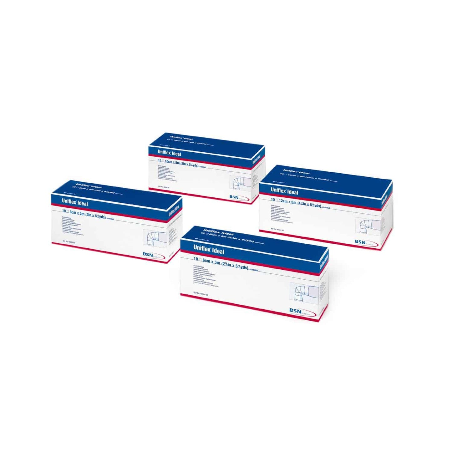 Idealbinde Uniflex Ideal 5 Meter - mit 62% Baumwolle für sichere Fixierung - Med-Praxisbedarf