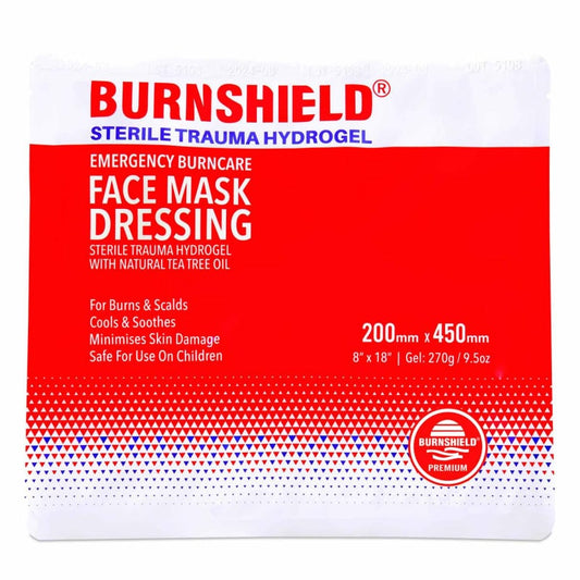 BURNSHIELD Gesichtsmaske - sterile Wundauflage für Verbrennungen im Gesicht - Med-Praxisbedarf