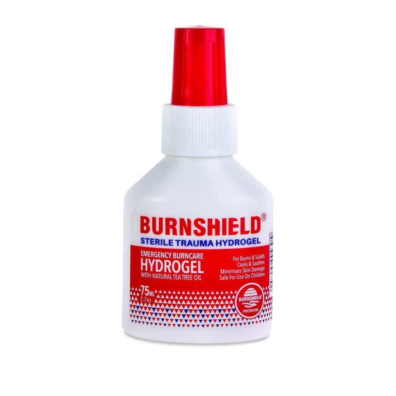 BURNSHIELD Hydrogel zur Behandlung von Verbrennungen - kühlt und leitet Wärme ab - Med-Praxisbedarf