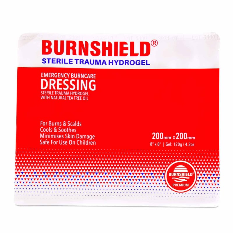 BURNSHIELD Wundverband sterile Kompresse - zur Versorgung von Verbrühungen und Verbrennungen - Med-Praxisbedarf