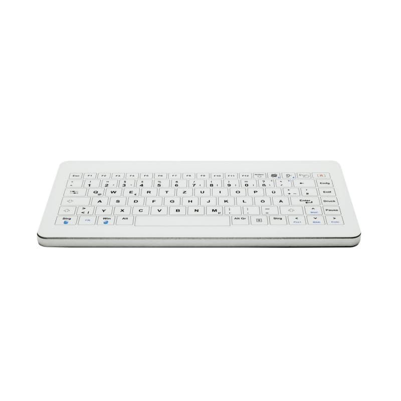 B45 Mini-Glastastatur kabelgebunden - PC-Tastatur für medizinische Einrichtungen, robust - Med-Praxisbedarf