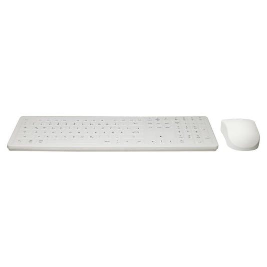 SK108-KMC Computer-Set Bastron - Silikon-Tastatur und Maus, wasserabweisend für medizinische Arbeitsplätze - Med-Praxisbedarf
