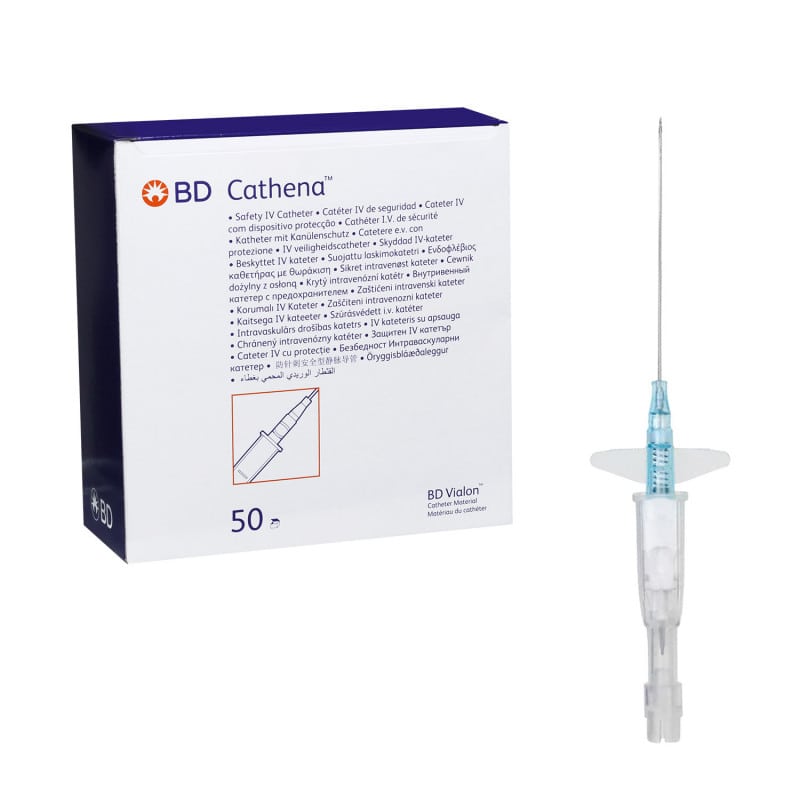 BD Cathena Katheter Produktbild - auf klinischem Hintergrund - Med-Praxisbedarf