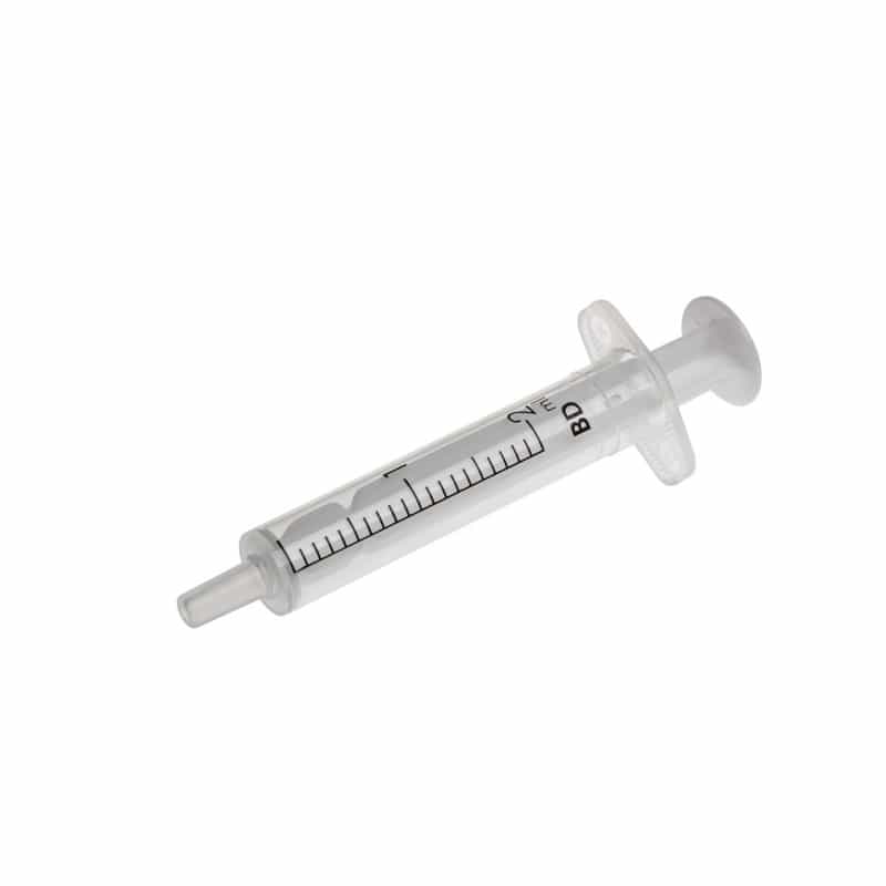 BD Discardit II Einwegspritze 5ml - 2-teilige Spritze mit Luer-Slip-Ansatz, steril - Med-Praxisbedarf