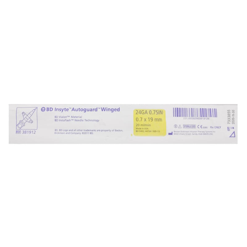 BD-Insyte Autoguard Venenverweilkanüle - Sicherheitskanüle für Infusionen und Injektionen - Med-Praxisbedarf