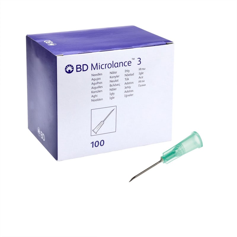 BD Microlance 3 Sonderkanülen 25G x 5/8 Zoll - kurze Länge für subkutane Injektionen - Med-Praxisbedarf