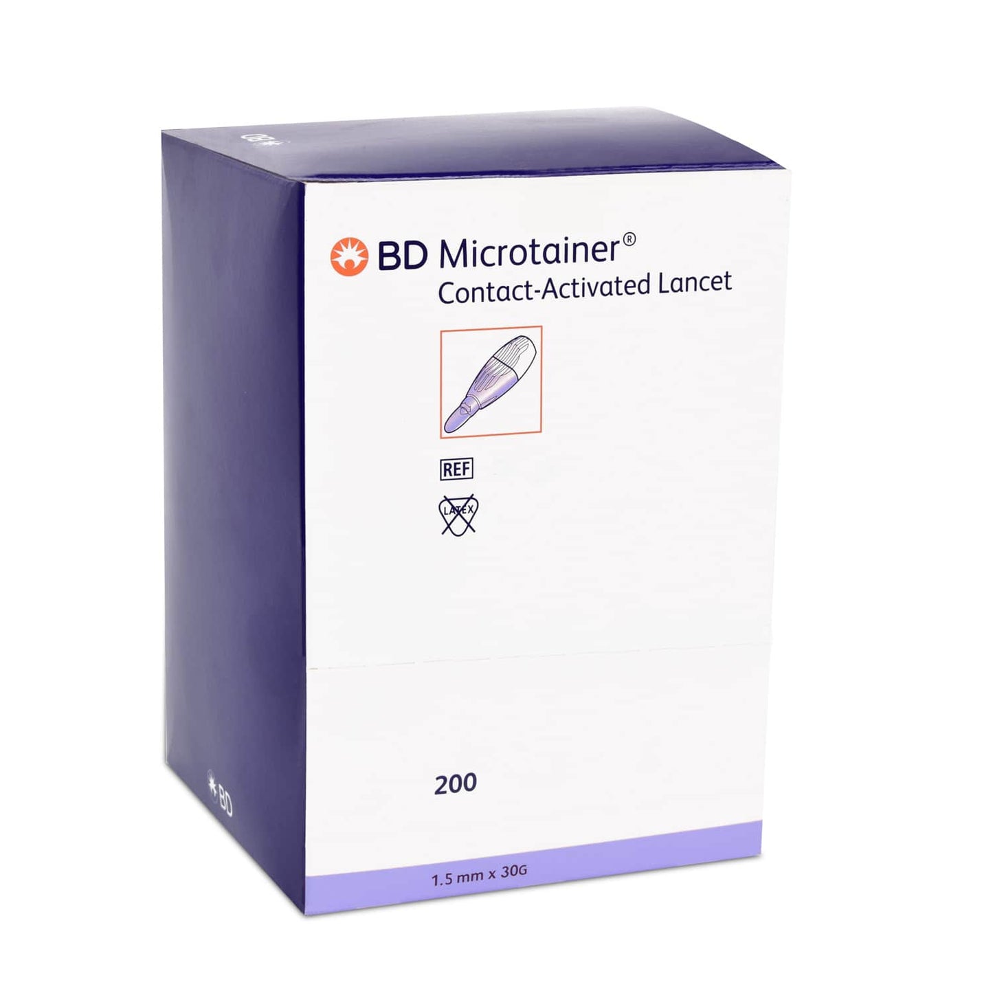 BD Microtainer Lanzette im Blister - Einweg-Stechhilfe für sichere Blutentnahme, automatische Auslösung - Med-Praxisbedarf