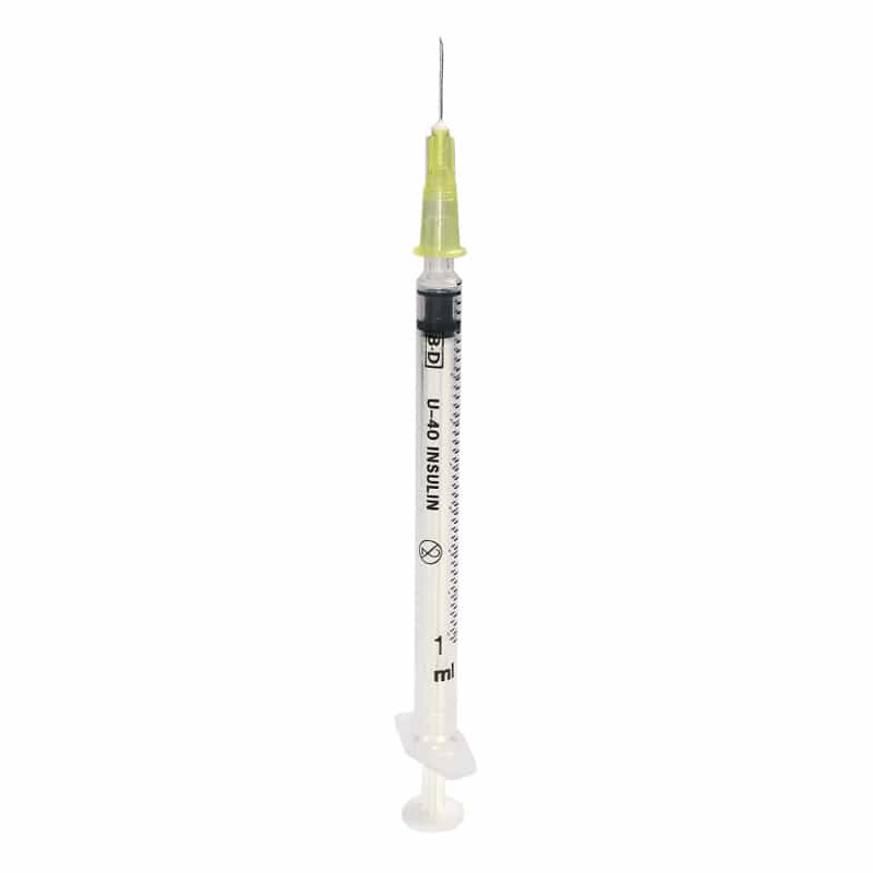 BD Insulinspritzen 30G mit Kanüle 0,3x13 mm - Einwegspritzen für Insulinverabreichung - Med-Praxisbedarf