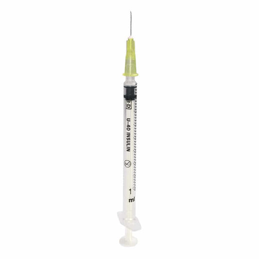 BD Insulinspritzen 30G mit Kanüle 0,3x13 mm - Einwegspritzen für Insulinverabreichung - Med-Praxisbedarf