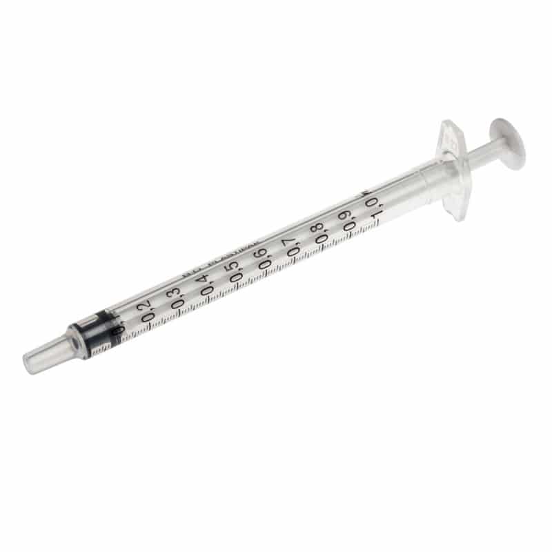 BD Plastipak Feindosierspritze 1ml - für präzises Aufziehen kleiner Medikamentenmengen - Med-Praxisbedarf