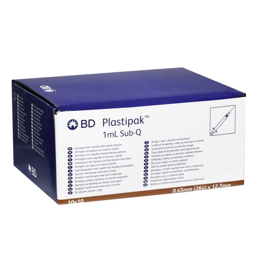 BD Plastipak Sub-Q Spezialspritze - für genaue Verabreichung kleiner Medikamentenmengen - Med-Praxisbedarf
