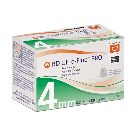 BD Ultra-Fine PRO Pen-Nadeln - optimierte Nadelbasis, 4mm oder 5mm Länge - Med-Praxisbedarf