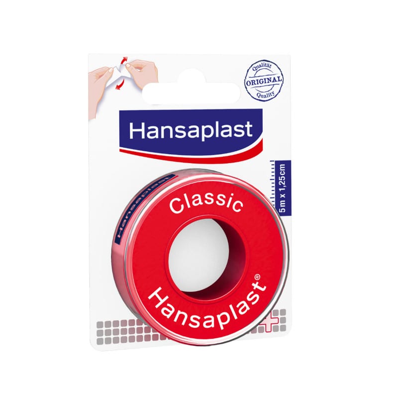 Hansaplast Classic Fixierpflaster Rolle - starke Klebekraft, von Beiersdorf - Med-Praxisbedarf