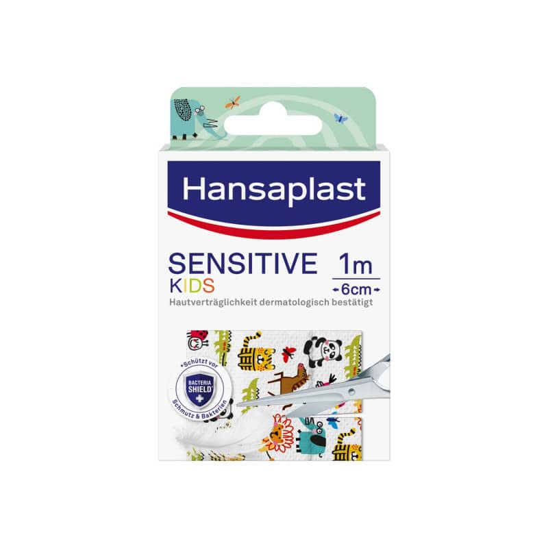 Hansaplast Kinderpflaster Sensitive - hypoallergene Pflaster für empfindliche Kinderhaut - Med-Praxisbedarf