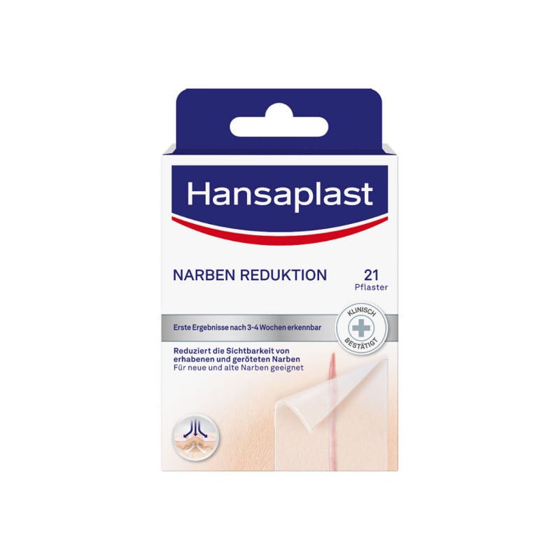 Hansaplast Narben Reduktion Pflaster - Narbenpflege für flachere, weichere Narben - Med-Praxisbedarf